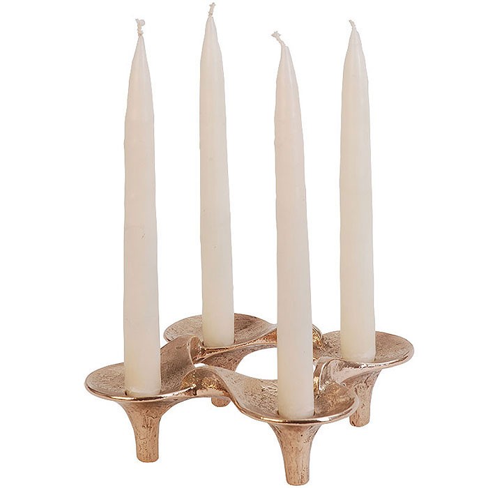 Kerzenständer Bronze/ Tischleuchter